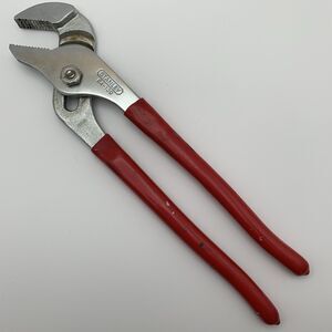 Vintage Stanley Groove Joint Pliers 84-139 Silver Red Channel Lock 10 Inch Japan